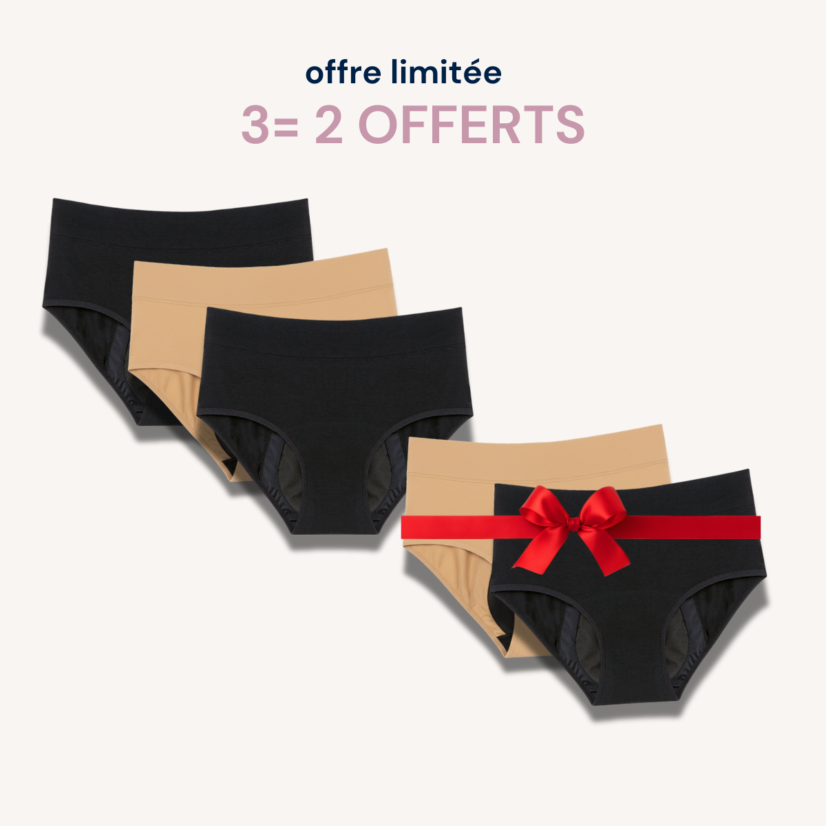 Meriona Essentielle – Discrétion & Liberté sans fuites (pack de 5)